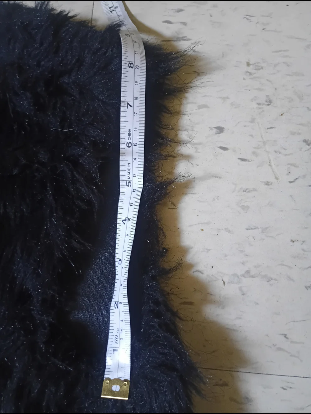 Dani Collection Vintage Women's Black Faux Fur Vest